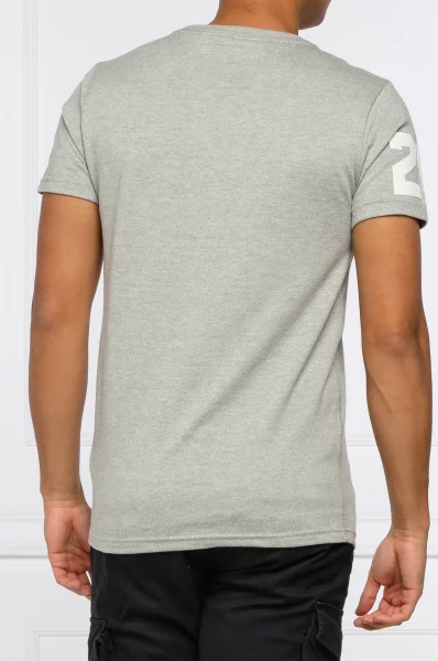 t-shirt vintage logo tri | slim fit Superdry γκρί