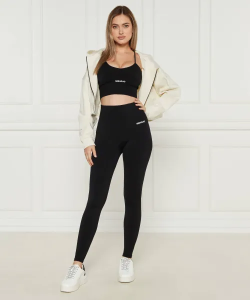 Top MISAGA | μαύρο Slim Fit STRIPE SEAMLESS TOP