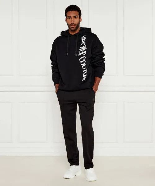 Μπλούζα | Loose fit Versace Jeans Couture μαύρο