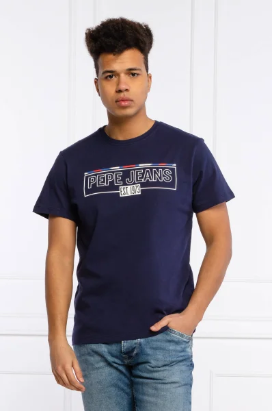 T-shirt DENNIS | Regular Fit Pepe Jeans London ναυτικό μπλε