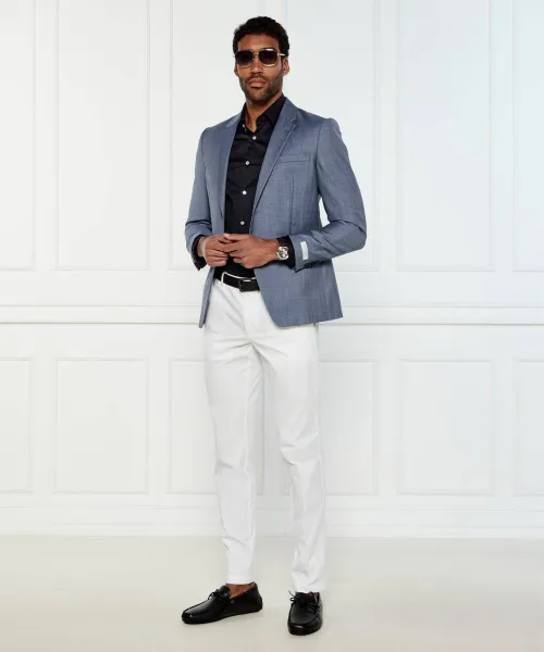 Μάλλινο σακάκι Jamie | Slim Fit TIGER OF SWEDEN μπλέ