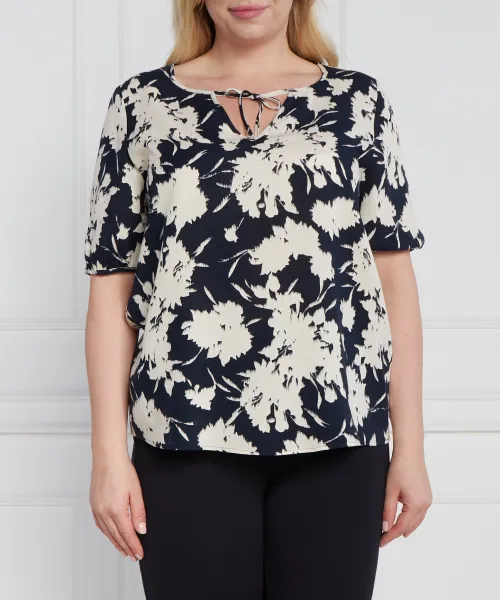 Μπλούζα plus size Persona by Marina Rinaldi | ναυτικό μπλε Regular Fit 7111033