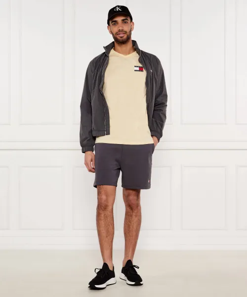 T-shirt | Slim Fit Tommy Jeans χρώμα άμμου