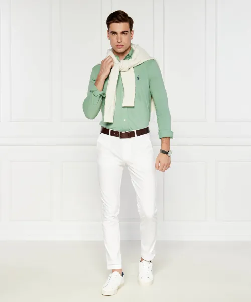 πουκάμισο | regular fit | pique POLO RALPH LAUREN μέντα