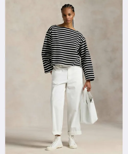 Μπλούζα MARINER | Oversize fit POLO RALPH LAUREN μαύρο
