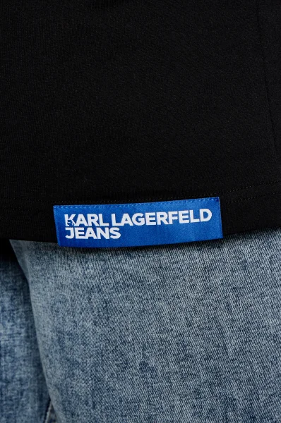 T-shirt | Regular Fit Karl Lagerfeld Jeans μαύρο