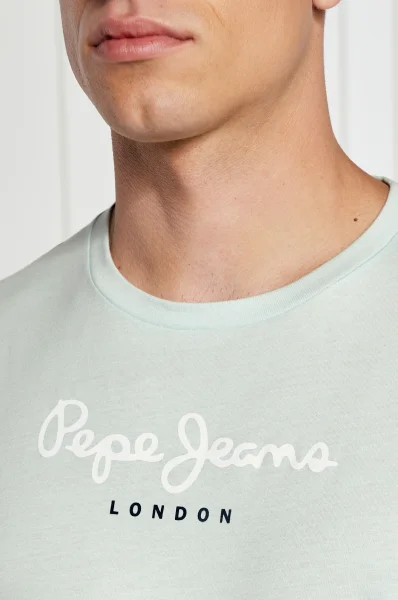 T-shirt | Regular Fit Pepe Jeans London μέντα