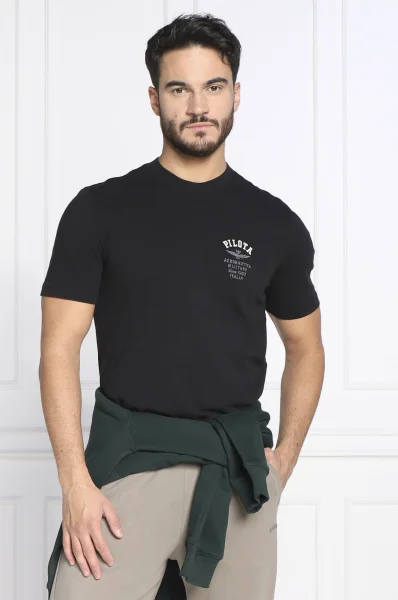 T-shirt | Comfort fit Aeronautica Militare μαύρο