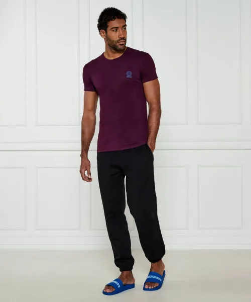 T-shirt | Regular Fit Versace μωβ