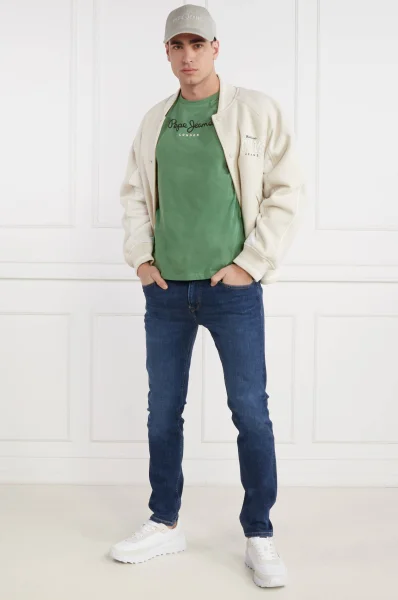 T-shirt eggo | Regular Fit Pepe Jeans London πράσινο