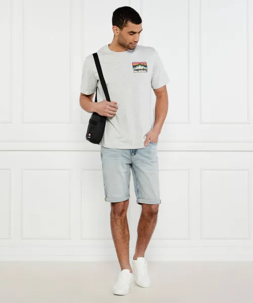 T-shirt VINTAGE 90S | Regular Fit Superdry γκρί