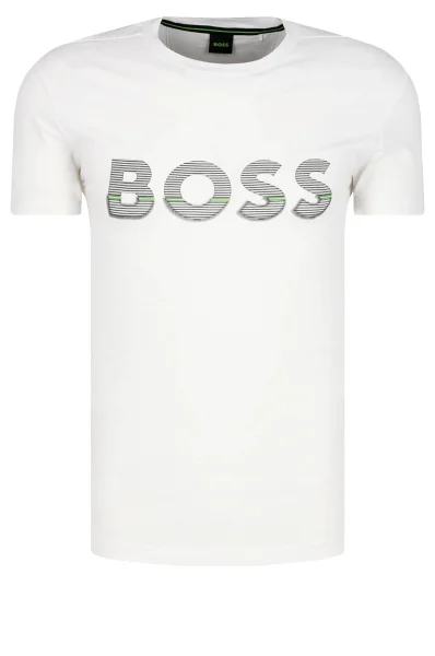 BOSS - Polo shirt with contrast logos