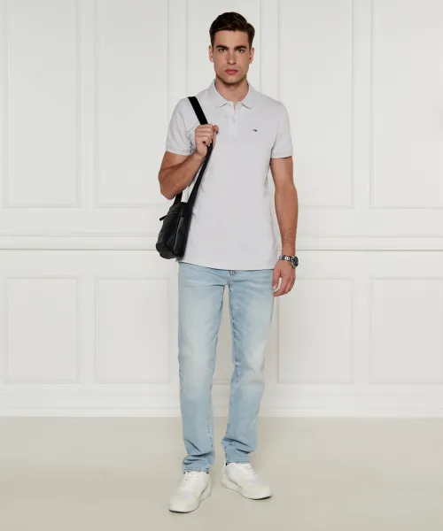 Πόλο | Slim Fit Tommy Jeans γκρί