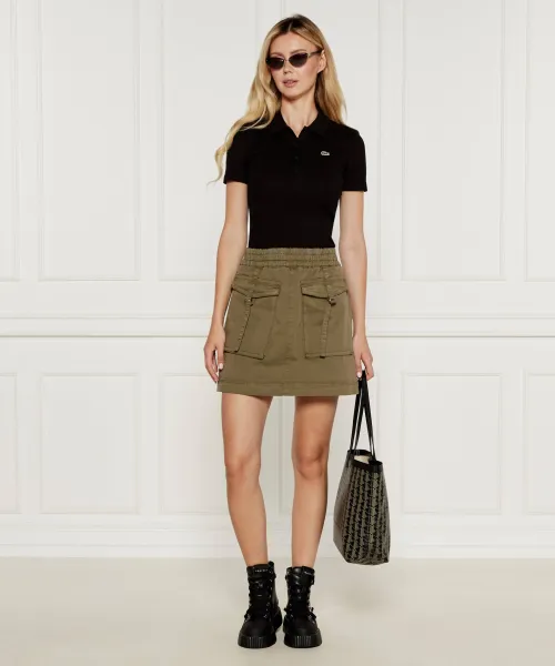 Πόλο | Slim Fit Lacoste μαύρο