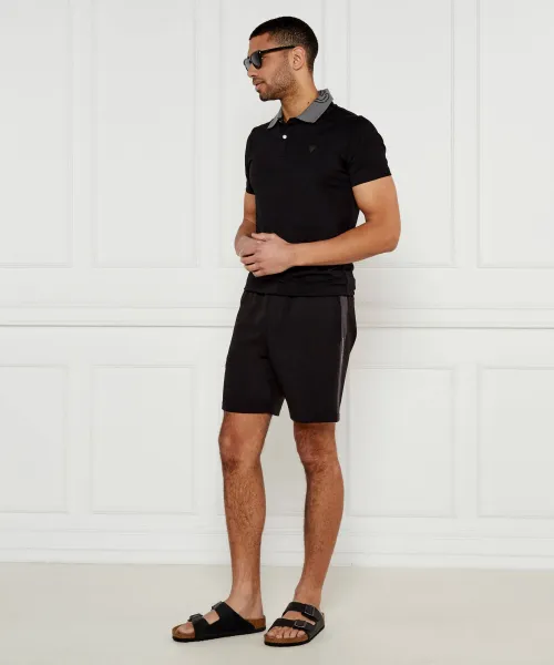 Σορτς | Relaxed fit Calvin Klein Jeans μαύρο