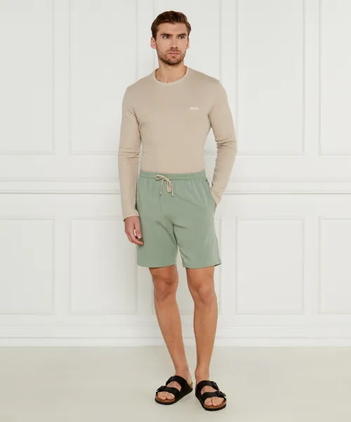 Σορτς Mix&Match | Regular Fit BOSS BLACK χρώμα φιστικιού