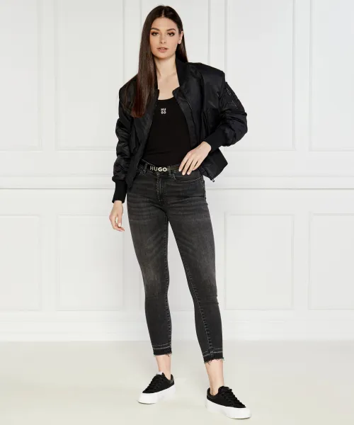 Top Datamia | Slim Fit HUGO μαύρο