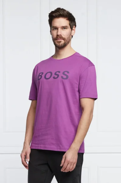 T-shirt Tee 6 | Regular Fit BOSS GREEN μωβ