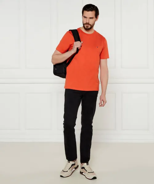 T-shirt | Regular Fit Tommy Hilfiger πορτοκαλί