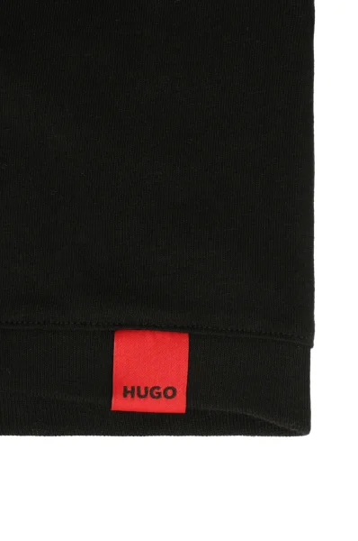 T-shirt Labelled | Regular Fit Hugo Bodywear μαύρο