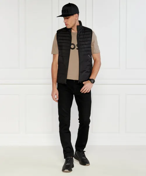 Γιλέκο | Regular Fit BOSS GREEN μαύρο