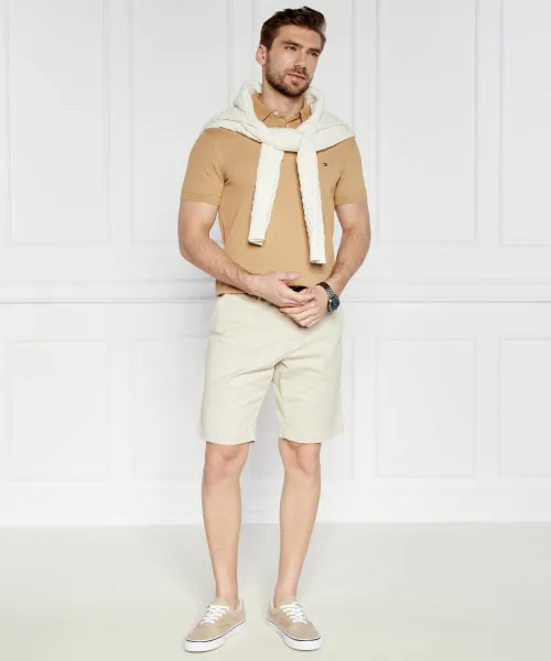 Πόλο 1985 Pique | Slim Fit Tommy Hilfiger μουσταρδί