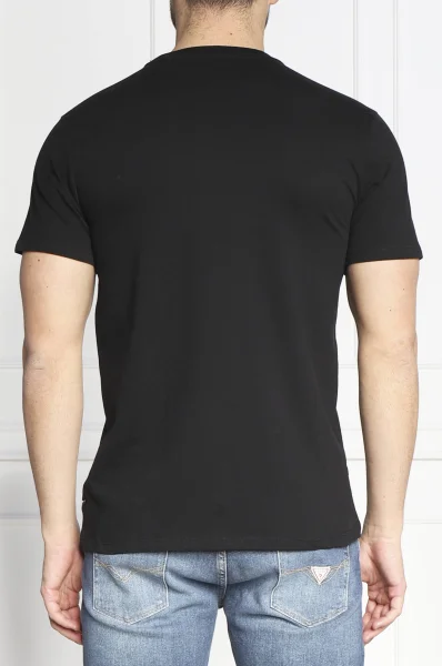 T-shirt WESTCOAST | Slim Fit GUESS μαύρο