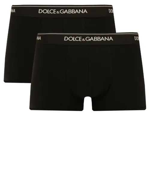Boxer 2-pack Dolce & Gabbana | μαύρο M9C07J ONN95