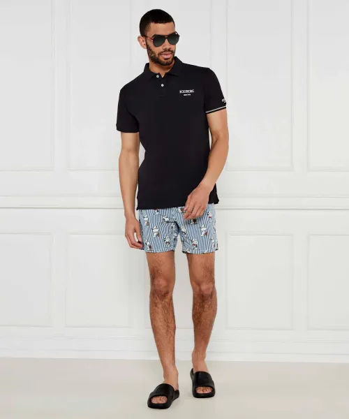Πόλο | Regular Fit Iceberg μαύρο