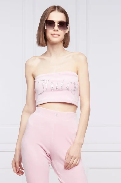 Top | Cropped Fit Juicy Couture πουδραρισμένο ροζ