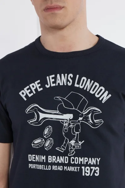 T-shirt CEDRIC | Regular Fit Pepe Jeans London ναυτικό μπλε