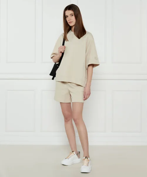 T-shirt | Oversize fit Twinset U&B μπεζ