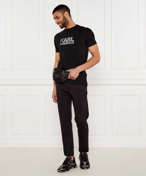 T-shirt | Regular Fit Karl Lagerfeld μαύρο