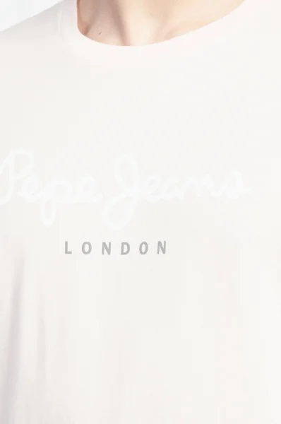 T-shirt eggo | Regular Fit Pepe Jeans London πουδραρισμένο ροζ