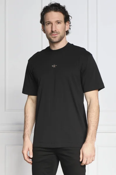 T-shirt ARCHIVAL MONOLOGO | Regular Fit CALVIN KLEIN JEANS μαύρο