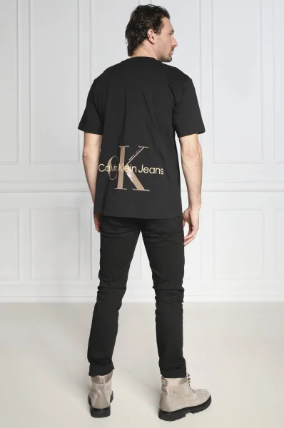 T-shirt ARCHIVAL MONOLOGO | Regular Fit CALVIN KLEIN JEANS μαύρο