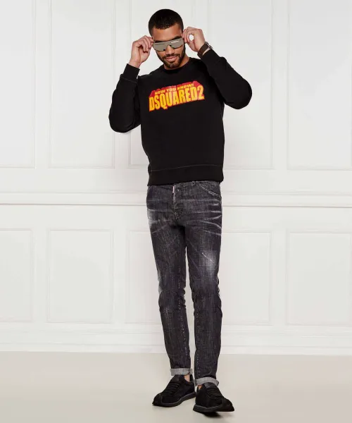 Μπλούζα | cool fit Dsquared2 μαύρο