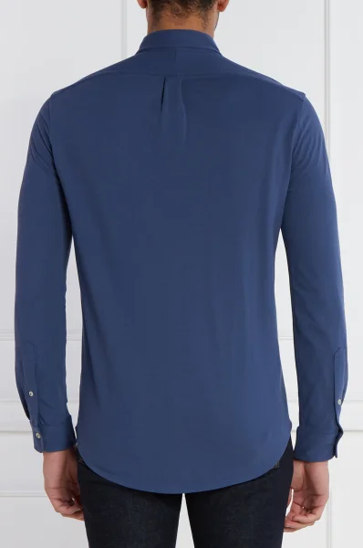 πουκάμισο | regular fit | pique POLO RALPH LAUREN ναυτικό μπλε
