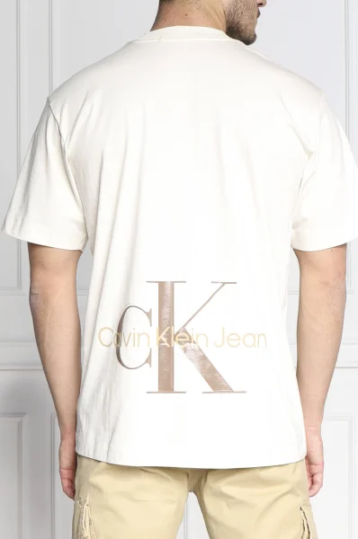 T-shirt ARCHIVAL MONOLOGO | Regular Fit CALVIN KLEIN JEANS εκρί