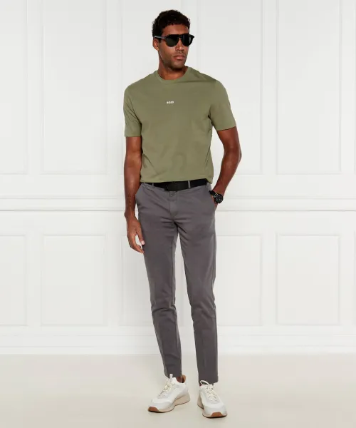 T-shirt | Relaxed fit BOSS ORANGE χρώμα ελιάς