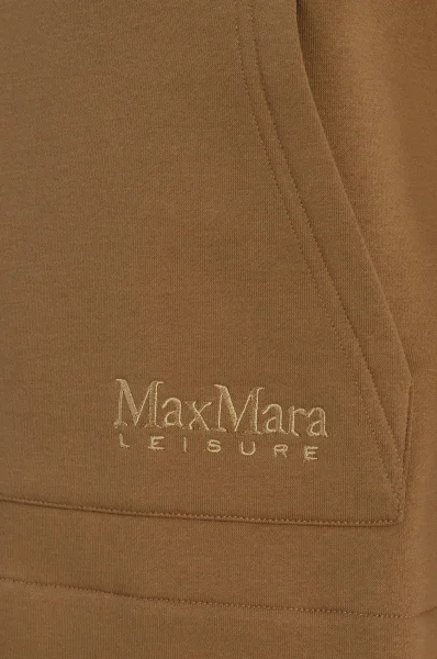 Μπλούζα | Regular Fit Max Mara Leisure καφέ