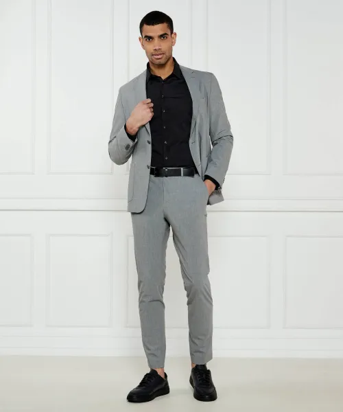 Πουκάμισο | Extra slim fit Calvin Klein μαύρο