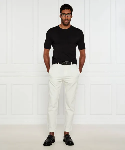 Πουλόβερ San Carl-CV | Slim Fit HUGO μαύρο