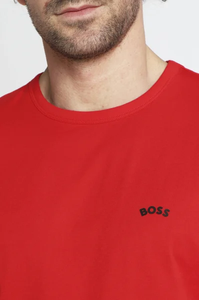 T-shirt Tee Curved | Regular Fit BOSS GREEN κόκκινο