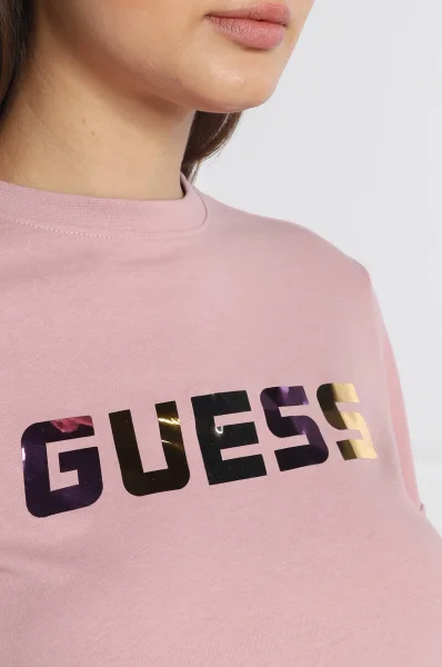 T-shirt CHRYSSA | Regular Fit GUESS ACTIVE ροζ