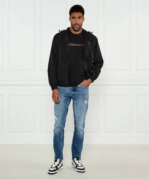 T-shirt | Slim Fit Tommy Jeans μαύρο