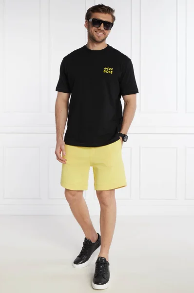 Σορτς Sewalk | Regular Fit BOSS ORANGE κίτρινο