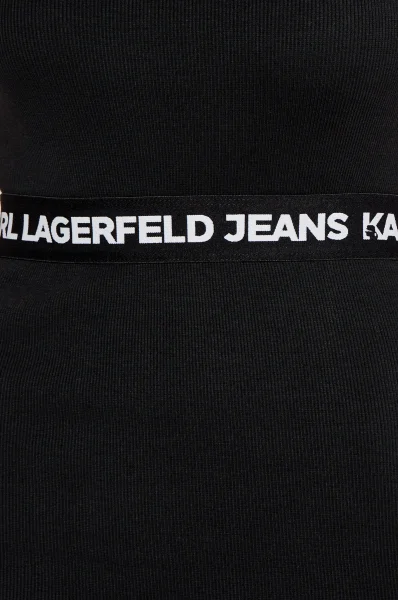 Φούστα Karl Lagerfeld Jeans μαύρο