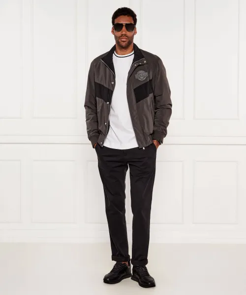 Μπουφάν bomber Condo_PS | BOSS BLACK X PORSCHE | Regular Fit BOSS BLACK γραφίτη