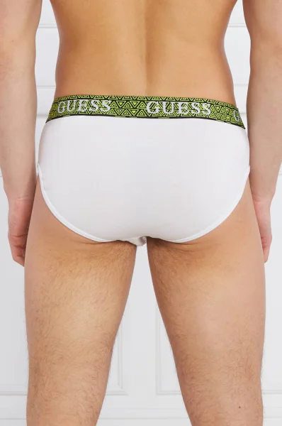 Slip 3pack JOE BRIEF Guess Underwear πράσινο ασβέστη